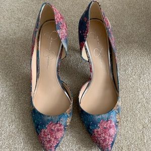 Floral heels